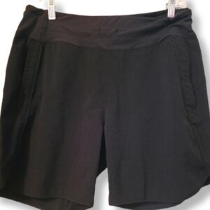 Bayleaf Size Large Polyester/Nylon  Black Athletic Shorts